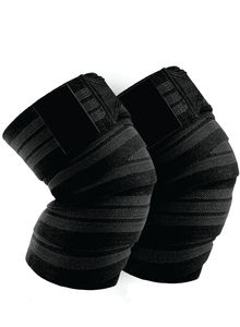 Precio al por mayor correa ajustable compresión levantamiento de pesas rodilleras para proteger lesiones deportivas gimnasio y Fitness entrenamiento envolturas - Product Image 6