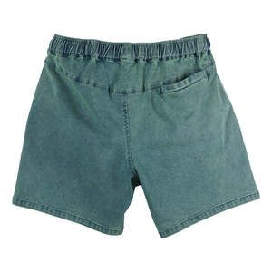 Short en jean pour homme conçu sur mesure été Vintage solide brodé Streetwear lavé à l'acide Style High Street respirant - Product Image 5
