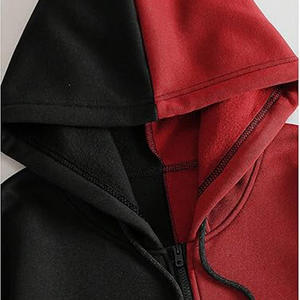 Venta al por mayor de diseño personalizado de los hombres Full Zip up Hoodie Quick Dry 100% algodón para el invierno OEM diseñado - Product Image 3