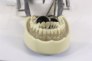 Espejo dental manual de acero inoxidable con mango Instrumento quirúrgico higiénico para examinar la boca - Product Image 3