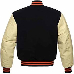 Entrega rápida Chaquetas Varsity de lona para hombre Manga larga Transpirable Impermeable Reversible Logotipo frontal Impresión de alta calidad - Product Image 5