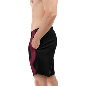 Shorts d'été grande taille pour hommes 100 % coton toile respirant séchage rapide écologique taille mi-haute avec cordon de serrage décontracté et sportif - Product Image 3