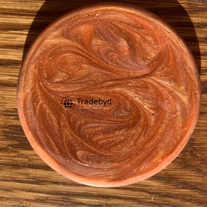 Juego de Posavasos de Resina de Lujo Hechos a Mano, 4x4 Pulgadas, Cuadrados, Colores Personalizables, Posavasos para Bebidas, Tradebyd - Product Image 1