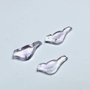 Perles en pierre précieuse sculptées en forme d'oiseau en améthyste rose, 20 mm, faites à la main, en vrac - Product Image 2