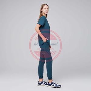 Stretch Poly Cotton Jogger Scrub Pants Custom Unisex Scrub Pants - Product Image 6