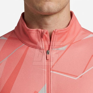 Professional <b>Men</b> Quarter Zip Training <b>Pullover</b> Breathable Long Sleeve Running Sports Fitness Gym Outdoor Performance <b>Jacket</b> - Product Image 5