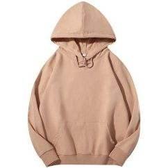 เสื้อฮู้ดดี้และเสื้อสเวตเชิ้ตผู้ชายผ้าฝ้ายแท้ 100% คุณภาพสูง ปี 2025 สีพื้น สำหรับฤดูหนาว ไซส์ใหญ่ ปรับแต่งได้ เสื้อฮู้ดดี้ผู้ชายแบบเรียบหรู พรีเมียม - Product Image 2