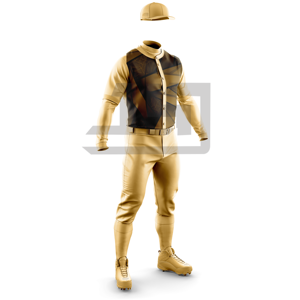 Pantalon de baseball personnalisé imprimé par sublimation, en tissu athlétique respirant avec fermeture éclair, pour entraînements et matchs de ligue pour hommes - Product Image 3