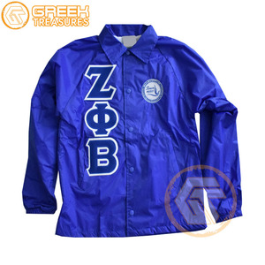 Zeta phi Beta แจ็กเก็ตสตรีแบบสายเสื้อแจ็คเก็ตสำหรับสตรีเสื้อโค้ทสำหรับสโมสรโลโก้ตามสั่ง - Product Image 2