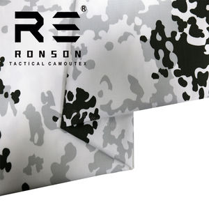 NC5050 German Snow <span class=keywords><strong>Flecktarn</strong></span> Schneetarn CAMO tela de algodón de nylon NYCO Ribstop CAMO impreso tela de uniforme táctico - Product Image 2