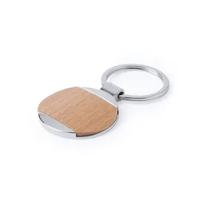 Portachiavi e Moschettoni Promozionali Personalizzati Vitolok in Metallo e Legno - Product Image 1