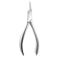 Pince à bec plat la plus vendue, 14 cm, acier inoxydable de haute qualité, pince à bec long pour torsion de fil orthodontique, instruments dentaires