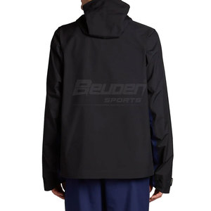 Chaqueta Cortavientos Casual con Capucha para Hombre, Nueva Moda de Invierno, Resistente al Viento, Transpirable, Sólida, Ligera, 100% Poliéster - Product Image 5