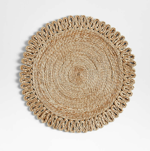 Wholesale <b>Placemats</b> Handmade Cotton Woven Place Mats <b>Round</b> Eco Friendly Natural <b>Round</b> Straw Mat <b>Placemat</b> Braided <b>Placemats</b> - Product Image 6
