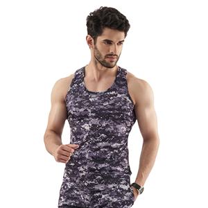 La camiseta sin mangas para hombre más vendida, camiseta sin mangas de algodón y poliéster de primera calidad para gimnasio - Product Image 1