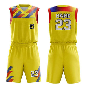Fashionable Unisex Sublimation Basket Ball Uniform Set 100% Polyester Sleeveless Jersey with Custom Logo New Design Sportswear - Product Image 4