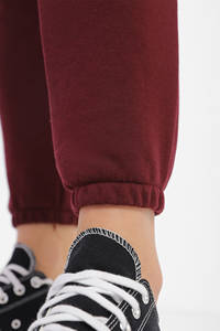 Conjuntos de gimnasio de moda de alta calidad de Color granate, chándal para UnisexTrending, chándal con logotipo personalizado de venta completa para hombres - Product Image 5