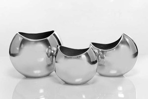 แจกันดอกไม้ทำจากโลหะสีผสมเข้ากันดีที่สุด,แจกันและแจกันดอกไม้ดีไซน์แฮนด์เมดสำหรับตกแต่งบ้านสีเขียว - Product Image 6