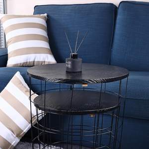 Durable industrial metal coffee table with heavy frame perfect for rustic living room and lounge interiors - Product Image 1