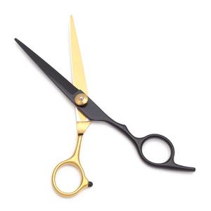 Tijeras de Peluquería de Acero Inoxidable de 6 Pulgadas, Tijeras de Corte de Pelo Doradas y Negras - Product Image 2