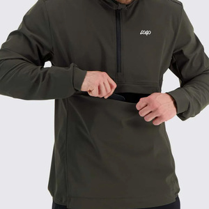 Anorak แจ็คเก็ตผ้ายืดน้ำหนักเบาแห้งเร็วชุดออกกำลังกายกลางแจ้งสำหรับผู้ชายออกแบบได้ตามต้องการ - Product Image 5