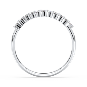 REYES Anillos de Compromiso de Moissanita de Alta Calidad, Oro Blanco de 14K con Certificación GRA, Venta Al por Mayor, Regalos de Boda, Joyería Fina para Mujer - Product Image 5