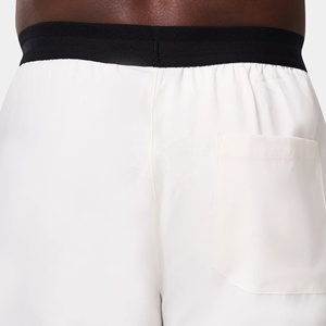 Pantalones de chándal de lana personalizados para hombre, con logo en blanco, de rizo, al por mayor, para gimnasio, fitness, casual, de cintura media, transpirables, de punto. - Product Image 6