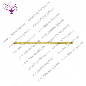 สายรัดสองหัวสีทองแบบบิดเกลียวสีกรมท่าสีดำมันวาวปรับได้ - Product Image 4