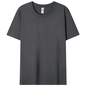 T-shirt blanc en coton imprimé avec logo personnalisé de bonne qualité T-shirt uni à manches courtes de grande taille pour hommes - Product Image 6