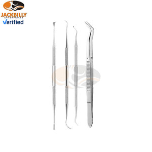 Kit d'examen dentaire manuel en acier inoxydable certifié CE avec miroir et manche pour la pratique clinique des étudiants - Product Image 2