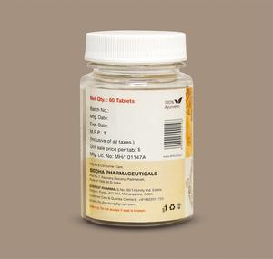 Tabletas de Extracto de Planta de Calcio Ayurvédico con Mezcla Mineral para Uso Diario, en Forma de Tableta Natural, Extracto Herbal para el Cuidado Personal - Product Image 2