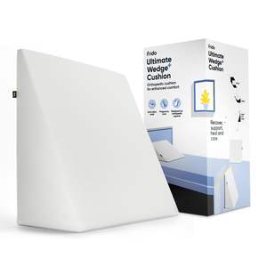 Oreiller Frido Ultimate Wedge Plus avec housse en velours et rembourrage en mousse |   Soutien dorsal pour soulager le reflux acide |   Conception amovible et lavable - Product Image 6