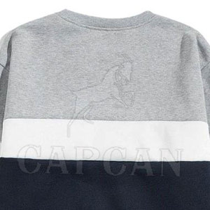Nueva llegada de los hombres Casual Running Sweatsuit XL Fitness Sportswear Logotipo personalizado Puff Impresión Características lisas Parches Trajes de sudor - Product Image 4