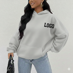 Sweat-shirt oversize pour femme de haute qualité, service OEM, pour la mode streetwear - Product Image 1