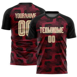 Camiseta de fútbol personalizada unisex para adultos, uniformes de fútbol por sublimación de secado rápido, calidad transpirable, suministro al por mayor, nombres personalizados - Product Image 1