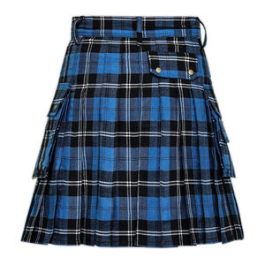 Kilts en tartan écossais | Tartan acrylique de 13oz disponible avec quantité minimale de commande Kilts textiles traditionnels musicaux au design personnalisé - Product Image 6