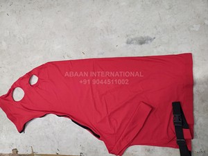 Capucha de caballo estirable Cobertura completa de barbilla a pecho | Sleek Fit Show Prep Hood para protección de abrigo - Product Image 4