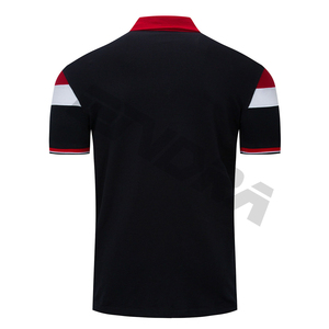 Polos de golf de manga corta para hombre de poliéster 100% con impresión por sublimación de alta calidad OEM - Product Image 2