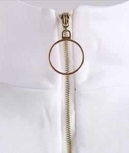 2024 nouveau Design pull à capuche pour femmes Premium lavage à l'acide Technique sweat Zip col montant avant impression poids léger XS - Product Image 3