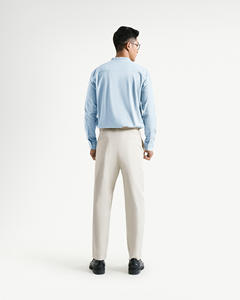 Chemise oxford à manches longues et col montant pour homme, ajustée, couleur personnalisée par routine Vietnam - Product Image 4