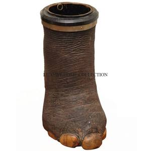 Paragüero de metal antiguo resistente con elementos artesanales perfecto para organizar paraguas de una manera elegante - Product Image 3