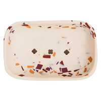 Savon rectangulaire écologique fait main en résine époxy auto-drainant pour la maison, la cuisine, la salle de bain et les voyages, style marbre