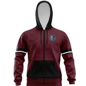 Chándal de Forro Polar Técnico para Hombre, Chándal Deportivo con Logotipo Personalizado de Alta Calidad, Sudadera con Capucha Transpirable con Cremallera y Estampado, Ropa de Invierno - Product Image 4