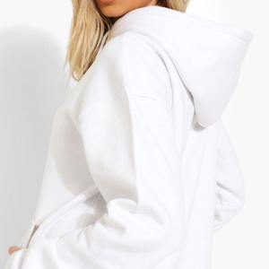 Sudaderas con capucha de alta calidad para mujer, de gran tamaño transpirables sudaderas con capucha, suéteres de lana, ropa de moda de invierno de manga larga para mujer - Product Image 4