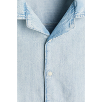 Chemises décontractées classiques pour hommes Chemises en jean en coton à carreaux boutonnées à manches courtes pour la mode automne été OEM du Bangladesh