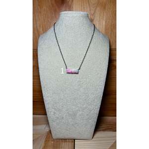 Steve Francisco Cotton <b>Candy</b> Mohave & Sterling Silver <b>Necklace</b> for Gift Occasions - Product Image 3