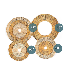 2024 rustique jonc de mer décoration murale ensemble charmante ferme Boho mur cintre Accent vente chaude jonc de mer tenture murale décor - Product Image 4