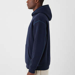 Sudadera con Capucha Personalizada con Logotipo, Color Desgastado, Lavado Ácido Vintage, Parches Bordados Personalizados para Hombre - Product Image 3