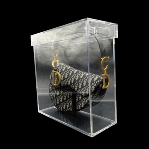 Elegant <b>Clear</b> Acrylic <b>Handbag</b> Storage Box Luxury Display Case for Fashion Bags - Product Image 6