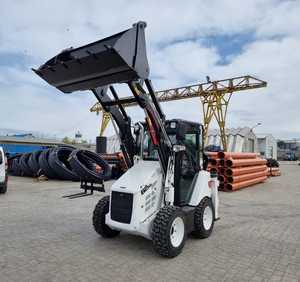 Chargeuse compacte sur pneus Hidromek HMK 62 SS, mini-chargeuse 74 CV 4x4, machine de construction haute efficacité - Product Image 4